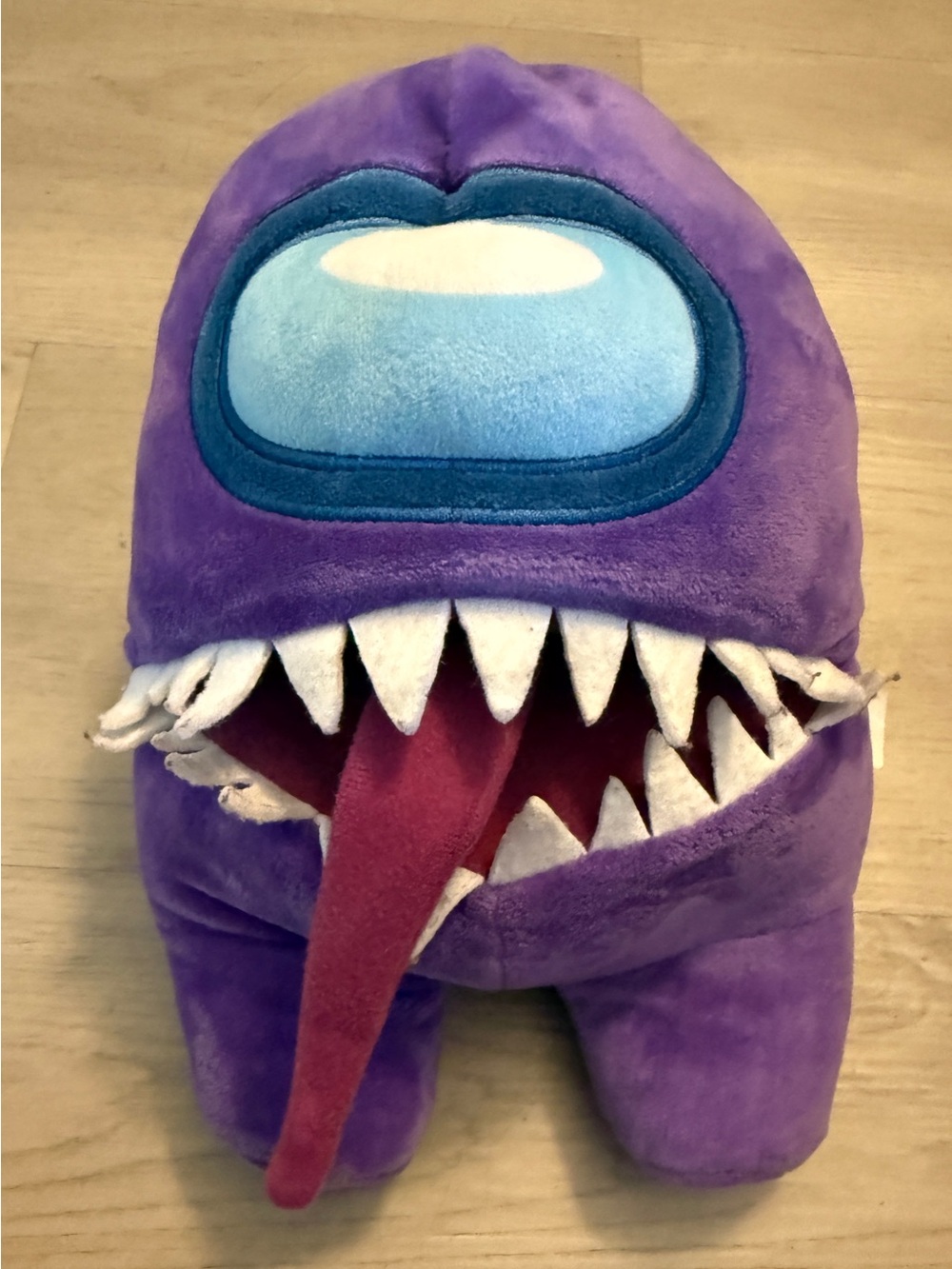 Toikido Among Us Impostor Purple Monster Stuffed Toy Plush 10" Kidcore Kawaii